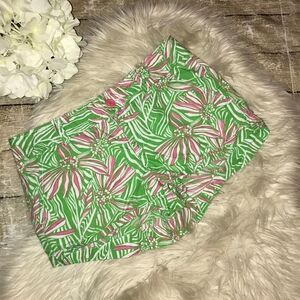 Lilly Pulitzer Green Bean Walsh Shorts Floral